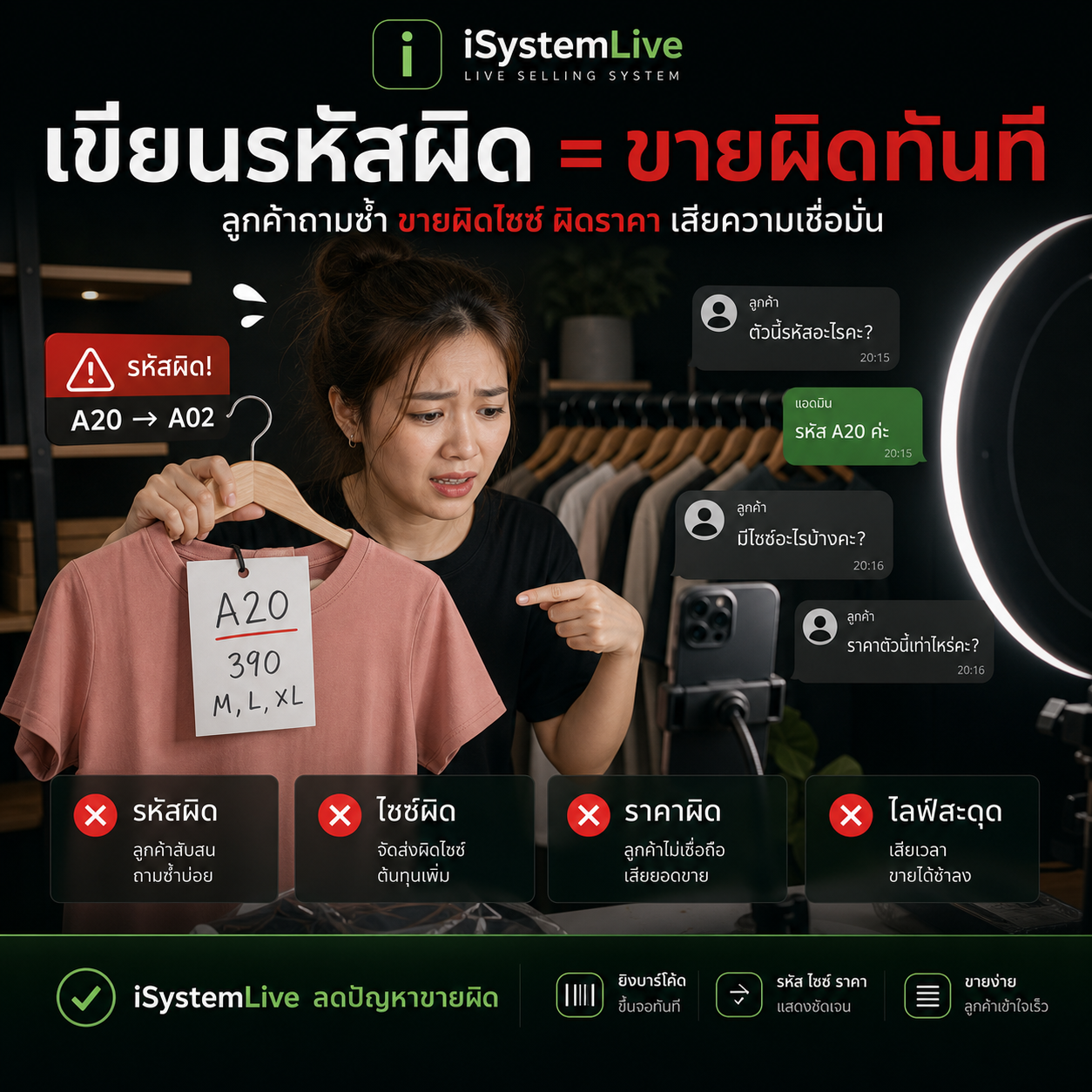 เขียนรหัสผิดทำให้ขายผิดทันที